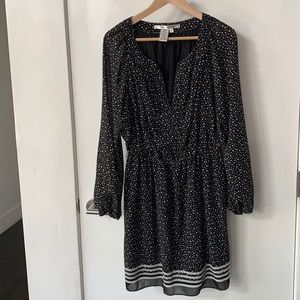 Max Studio black above knee dress.